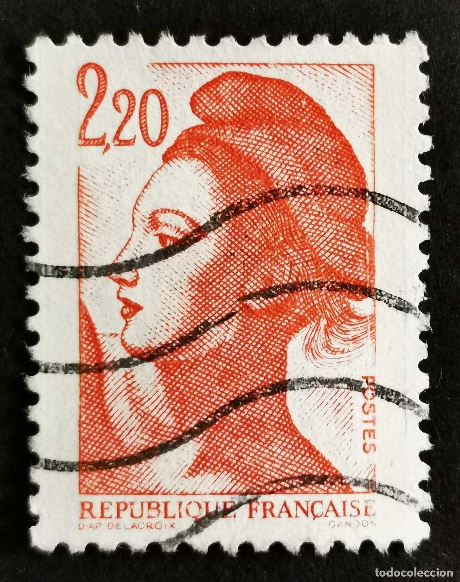 Sellos: Sello Francia 1985, Libertad de Gandon, 2,20 F Michel: 2510AI