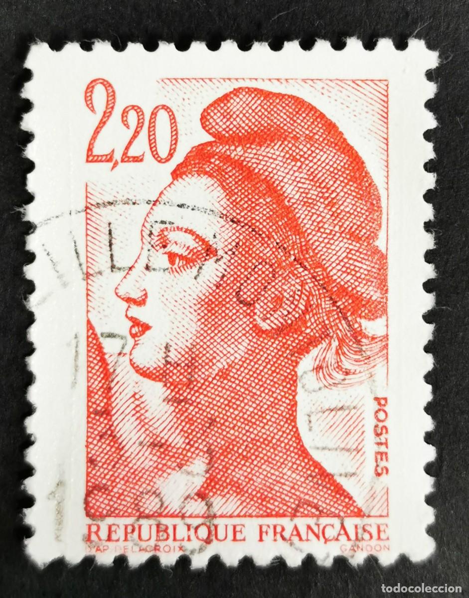 Sellos: Sello Francia 1985, Libertad de Gandon, 2,20 F Michel: 2510AI