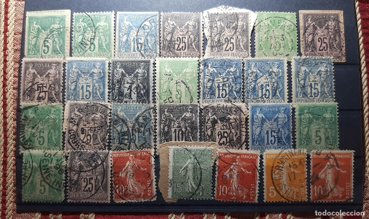 Sellos: (FRANCIA) LOTE DE SELLOS