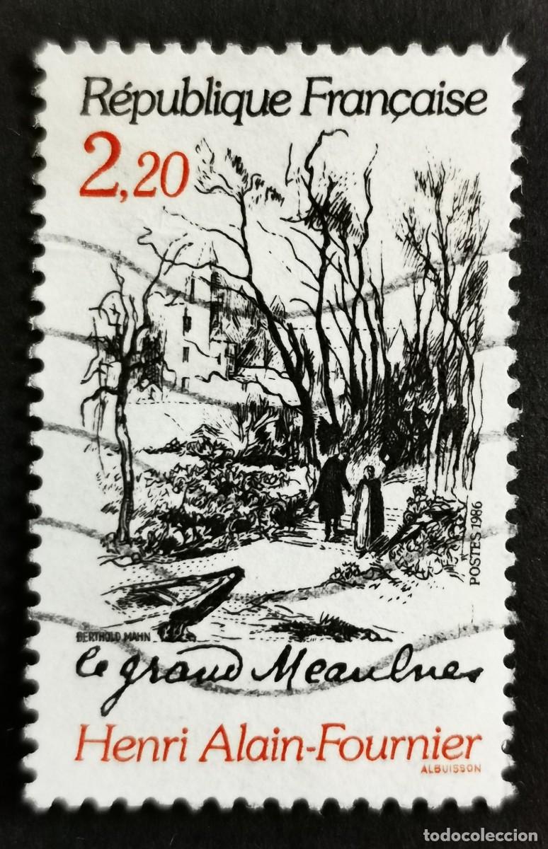 Sellos: Sello Francia 1986, Henri Alain-Fournier (1886-1914) &rdquo;El gran Meaulnes, 2,20 F Michel: 2576