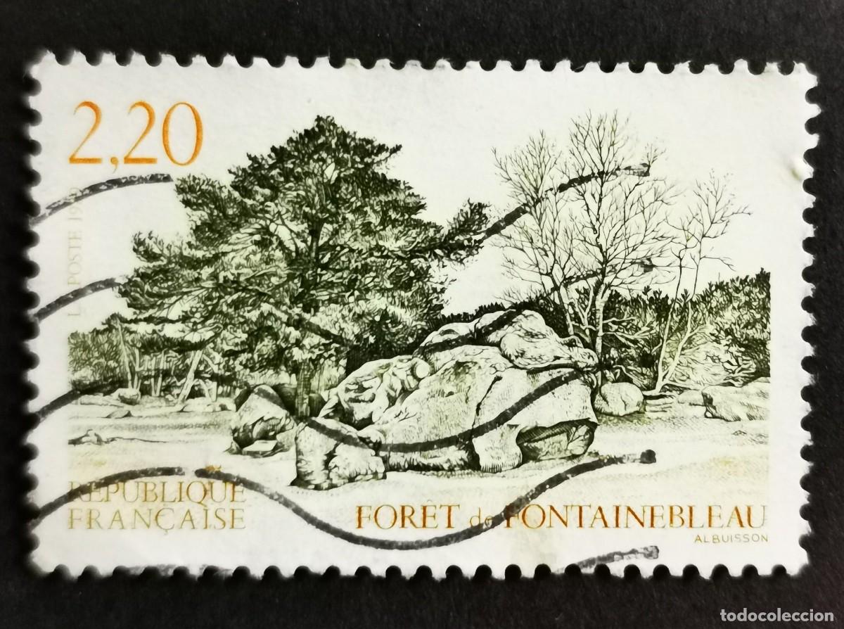 Sellos: Sello Francia 1989,Bosque de Fontainebleau, 2,20 F Michel: 2718