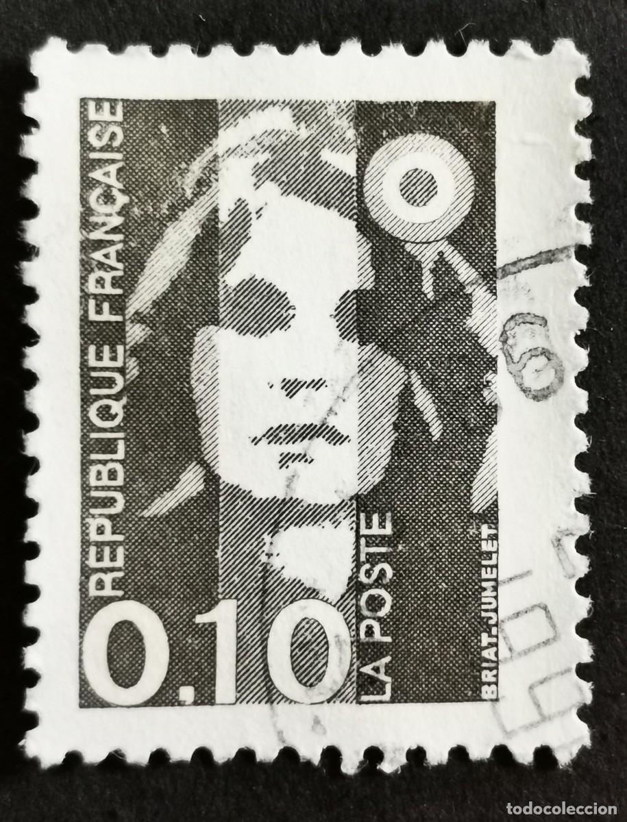 Sellos: Sello Francia 1990, Marianne de Briat, 0,10 F Michel: 2764