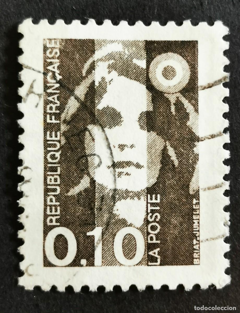 Sellos: Sello Francia 1990, Marianne de Briat, 0,10 F Michel: 2764