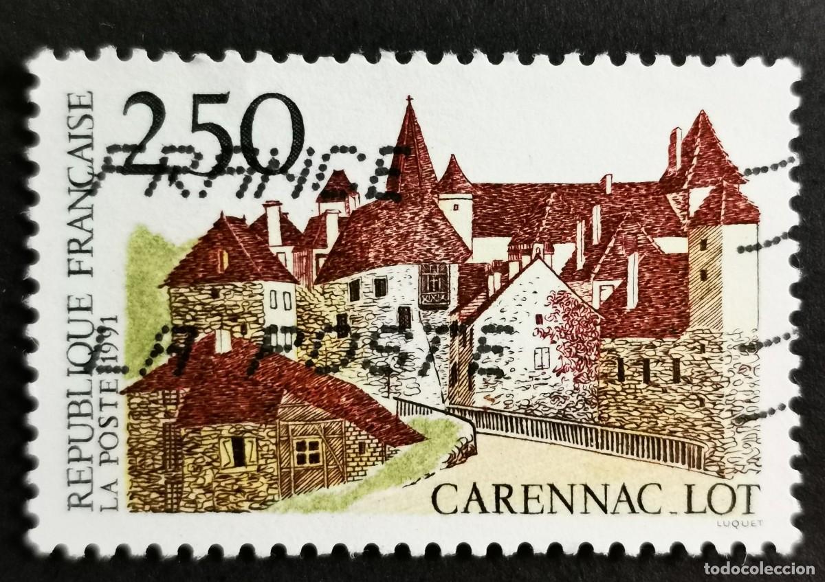 Sellos: Sello Francia 1991, Castillo de Carennac, 2,50 F Michel: 2844