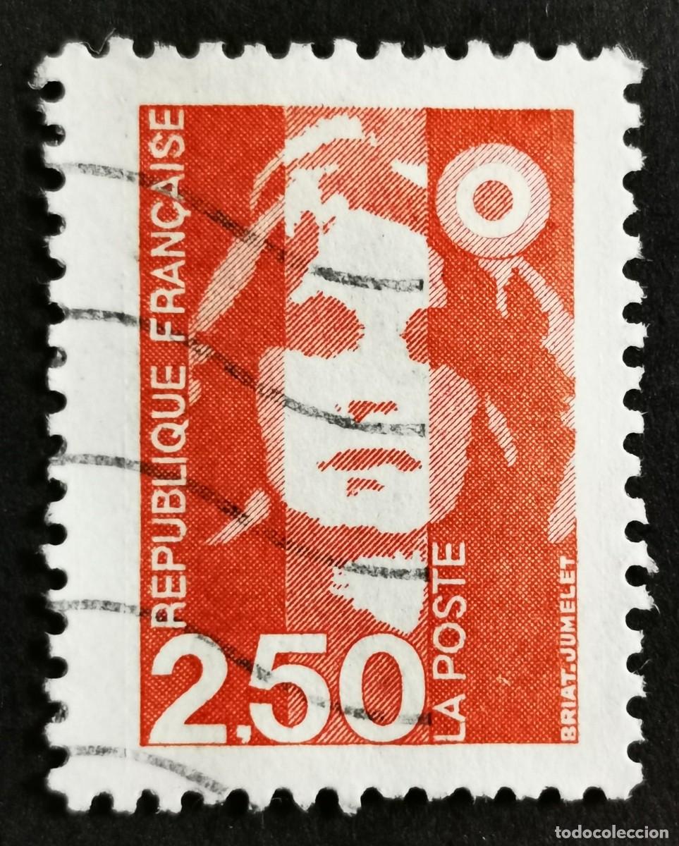 Sellos: Sello Francia 1991, Marianne de Briat, 2,50 F Michel: 2859A