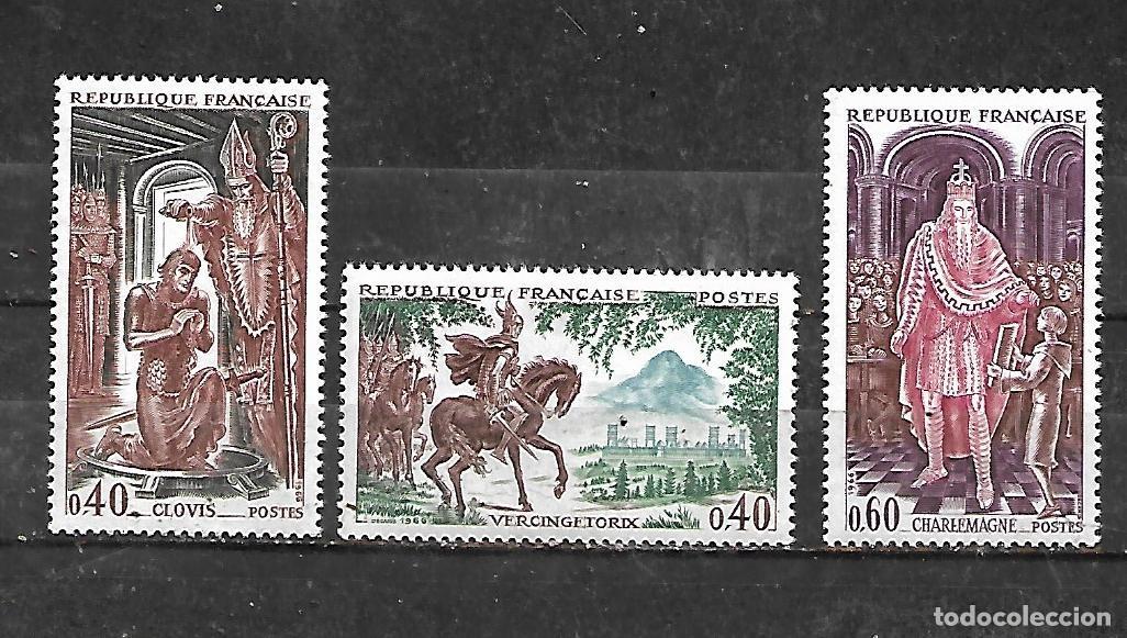Sellos: 1966: Serie &rdquo;Historia de Francia&rdquo; (MNH**)