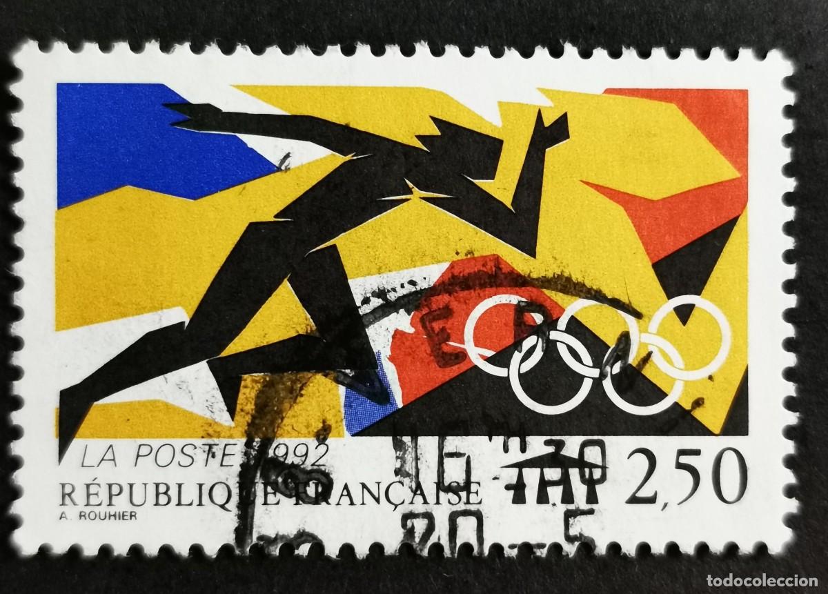 Sellos: Sello Francia 1992, Juegos Ol&iacute;mpicos de Verano en Barcelona, 2,50 F Michel: 2890