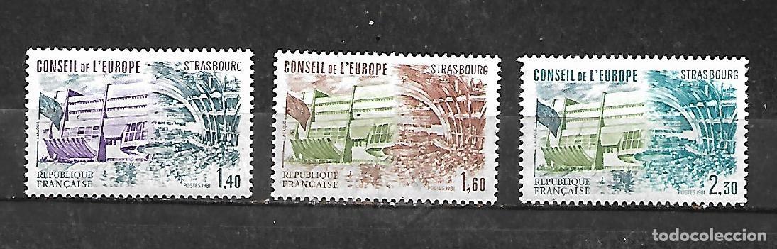 Sellos: 1981: Serie &rdquo;Consejo de Europa en Estrasburgo&rdquo; (MNH**)