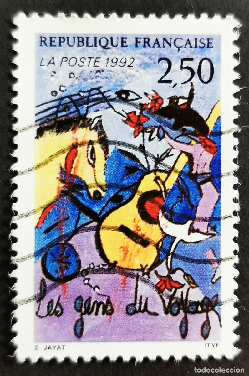 Sellos: Sello Francia 1992, Gitano, 2,50 F Michel: 2932