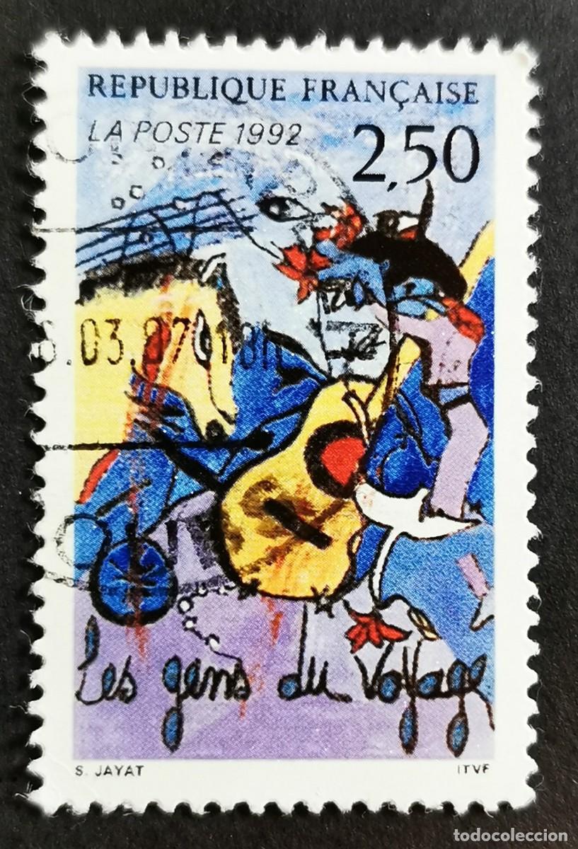 Sellos: Sello Francia 1992, Gitano, 2,50 F Michel: 2932