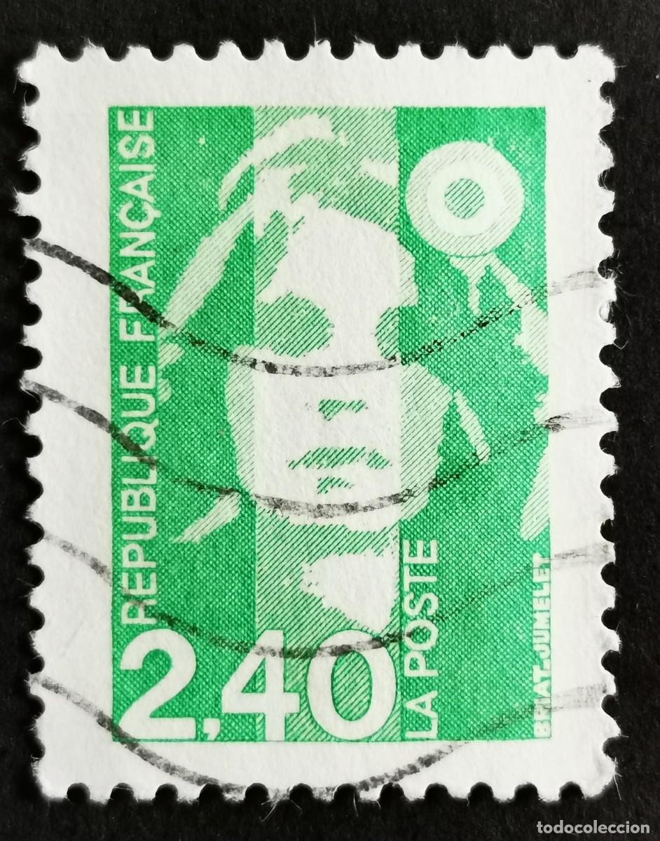 Sellos: Sello Francia 1993, Marianne de Briat, 2,40 F Michel: 2858Ab
