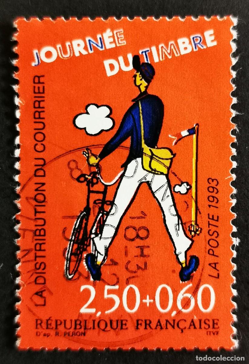 Sellos: Sello Francia 1993, Sello para folletos de entrega de correo, 2,50 F Michel: 2939