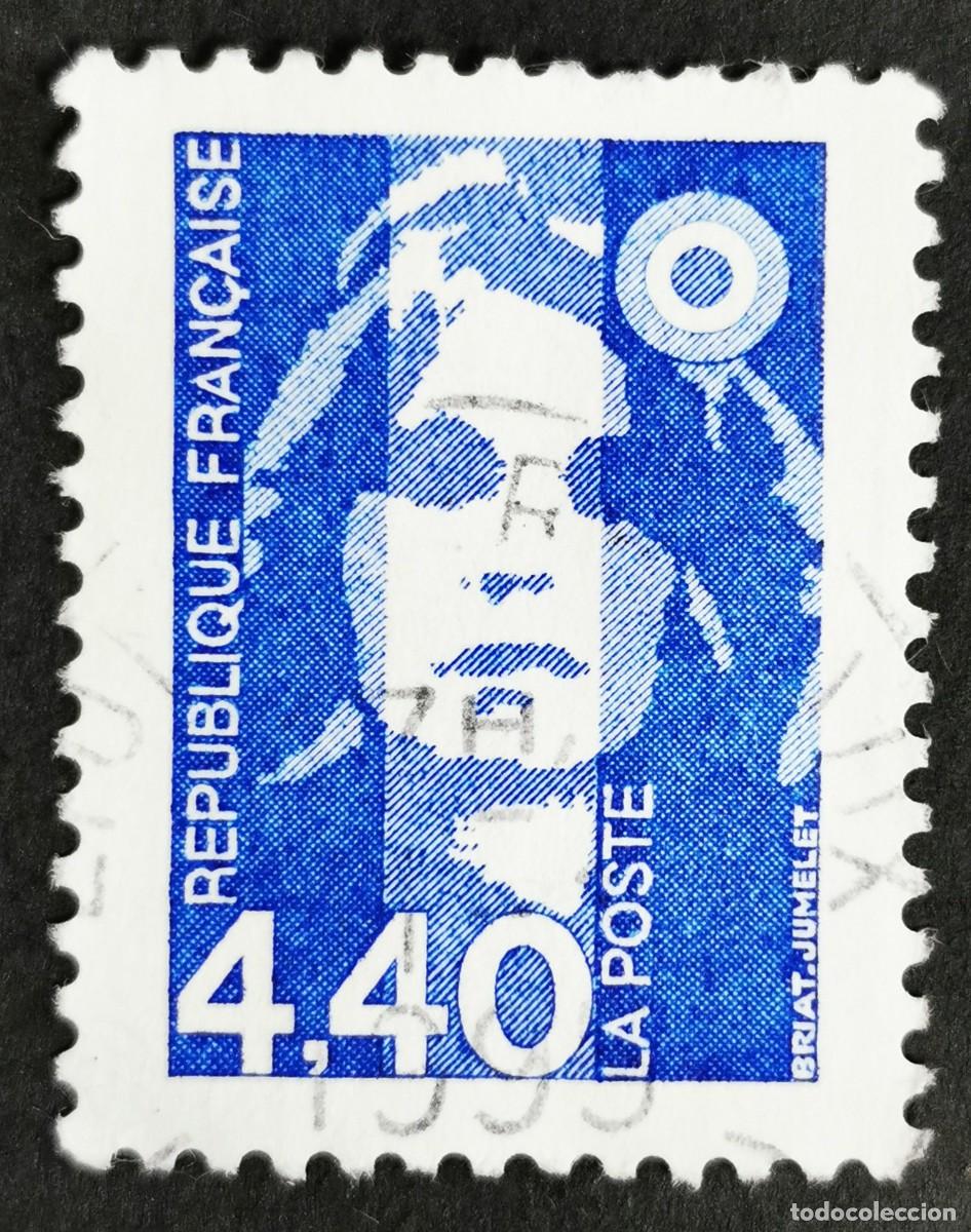 Sellos: Sello Francia 1993, Marianne de Briat, 4,40 F Michel: 2967