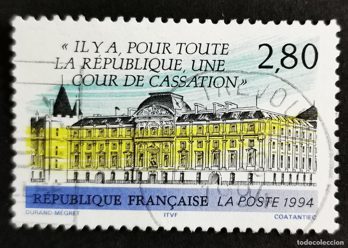Sellos: Sello Francia 1994, Tribunal de Casaci&oacute;n, 2,80 F Michel: 3029