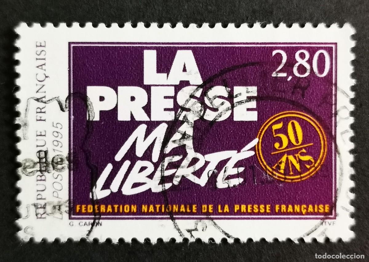 Sellos: Sello Francia 1994, Federaci&oacute;n Nacional de la Prensa Francesa, 2,80 F Michel: 3061
