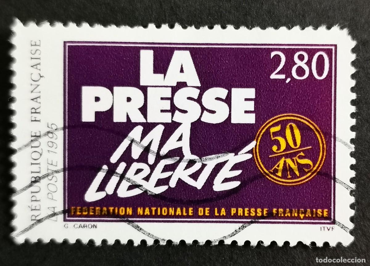 Sellos: Sello Francia 1994, Federaci&oacute;n Nacional de la Prensa Francesa, 2,80 F Michel: 3061