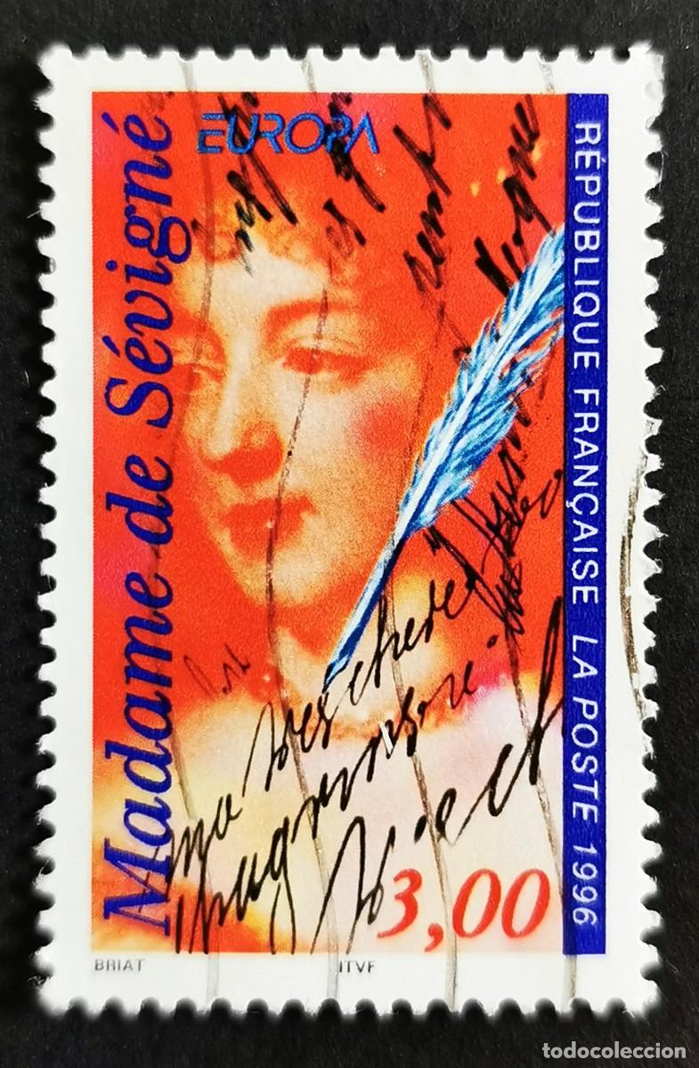 Sellos: Sello Francia 1996, CEPT - Se&ntilde;ora de S&eacute;vign&eacute; (1626-1696), 3,00 F Michel: 3148