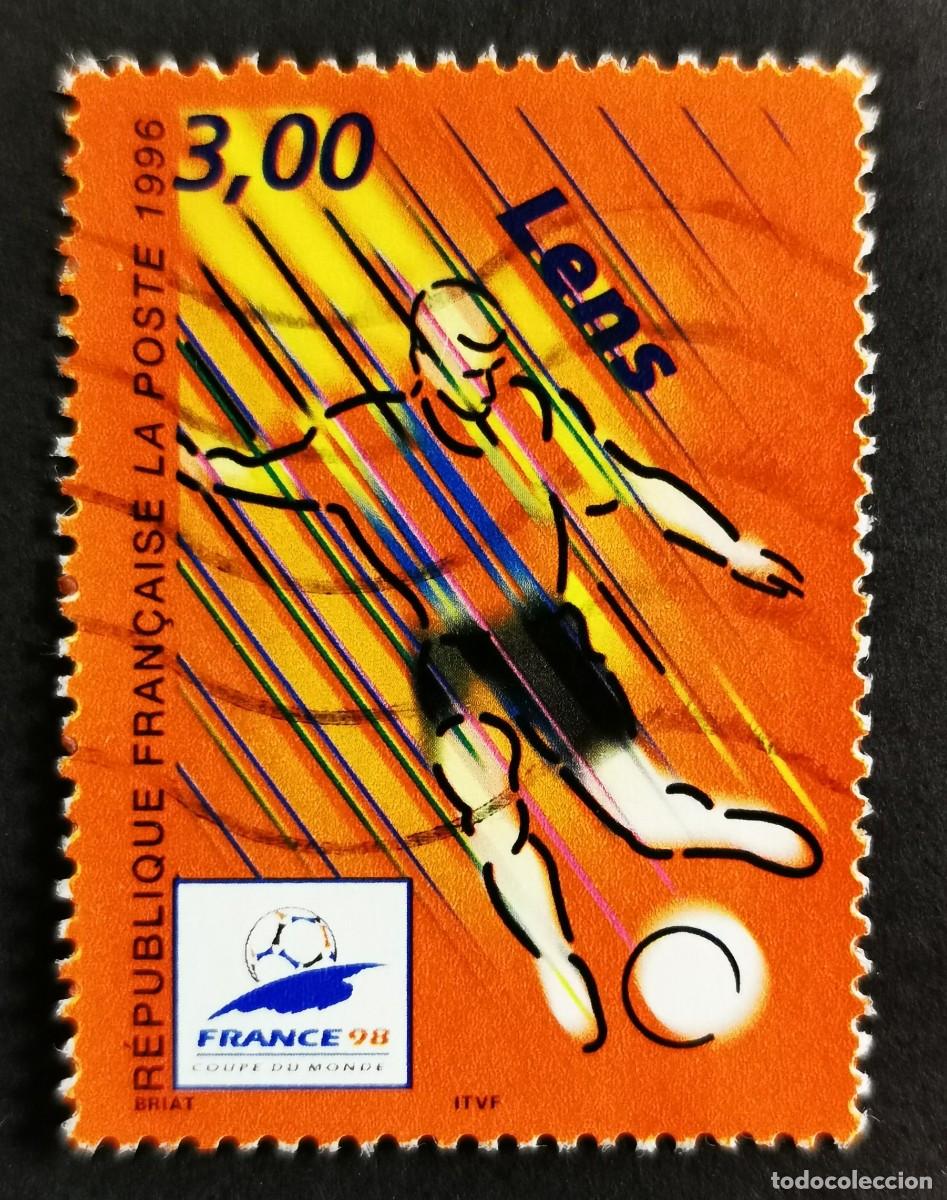 Sellos: Sello Francia 1996, Ciudades anfitrionas: Lente, 3,00 F Michel: 3154
