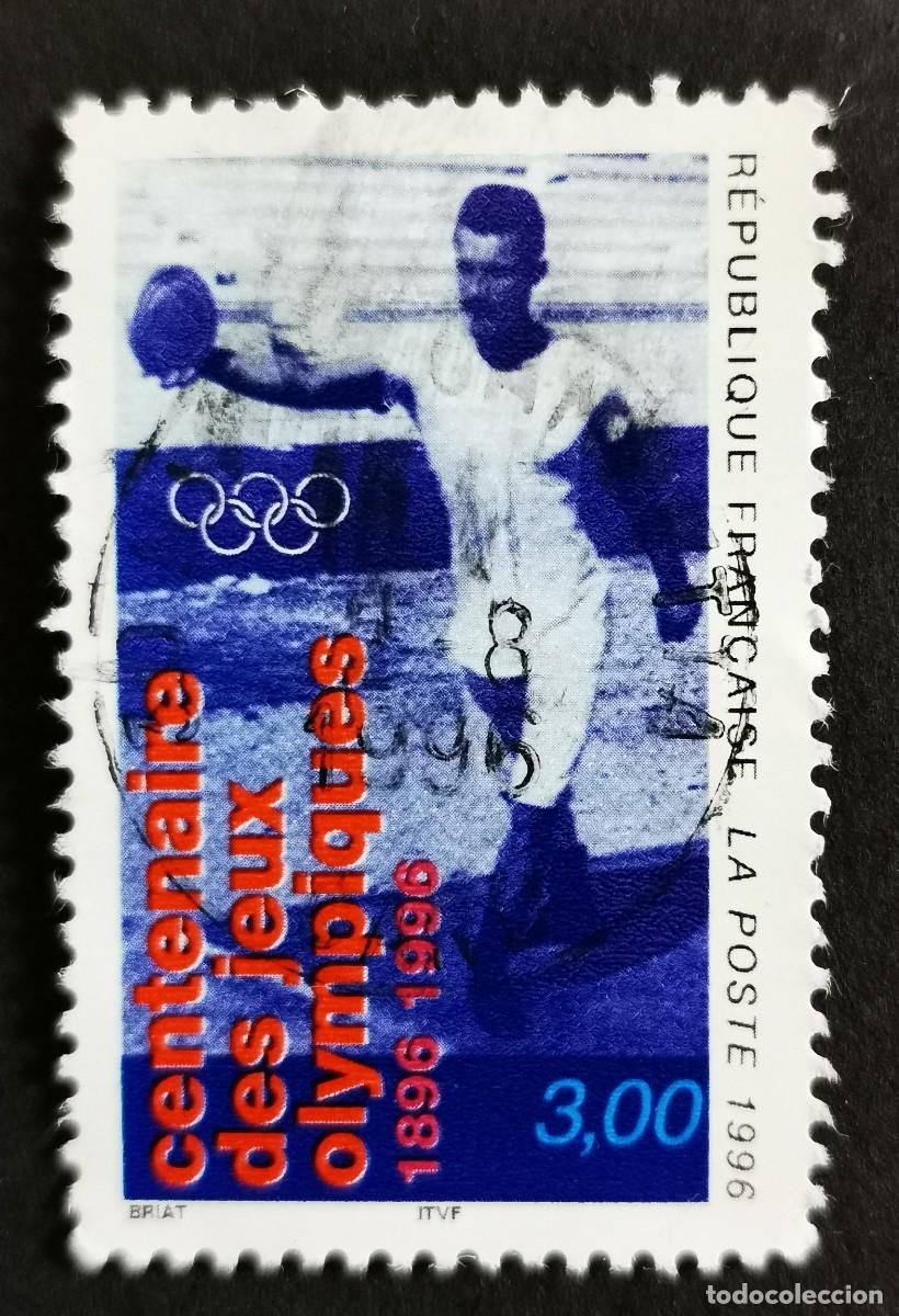 Sellos: Sello Francia 1996, Juegos Ol&iacute;mpicos del Centenario 1896-1996, 3,00 F Michel: 3162