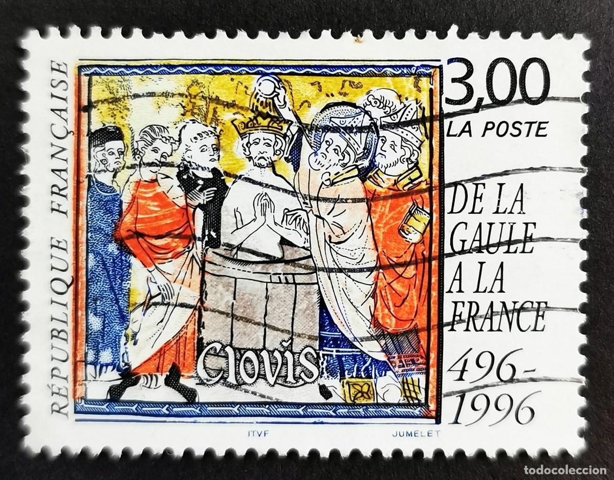 Sellos: Sello Francia 1996,El bautismo de Clodoveo: De la Galia a Francia 496-1996, 3,00 F Michel: 3166