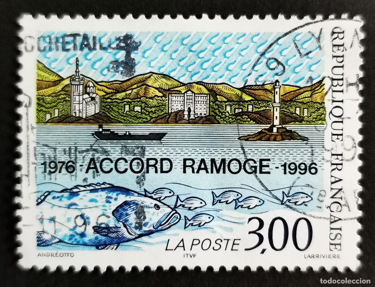 Sellos: Sello Francia 1996, Acuerdo de Ramoge sobre el Medio Ambiente, 3,00 F Michel: 3151