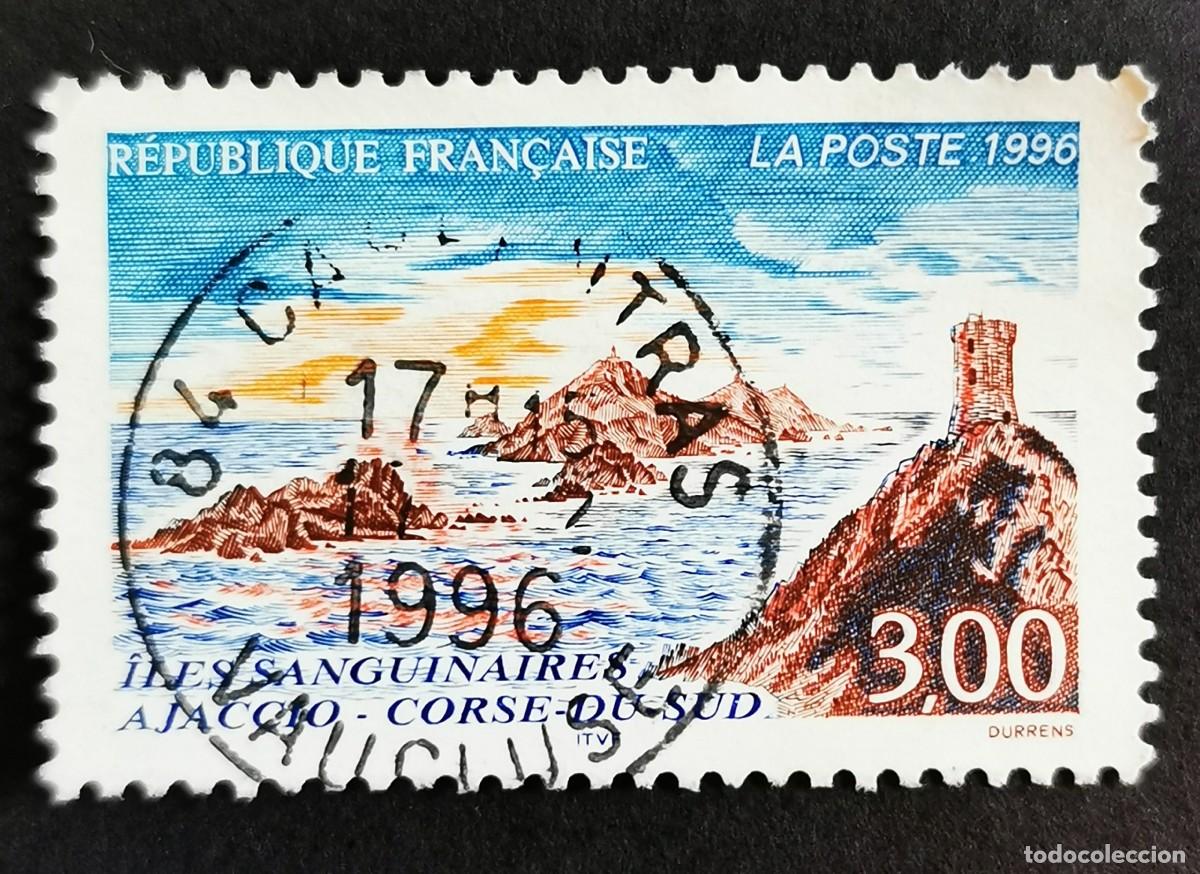 Sellos: Sello Francia 1996, Islas Sanguinarias, C&oacute;rcega, 3,00 F Michel: 3158