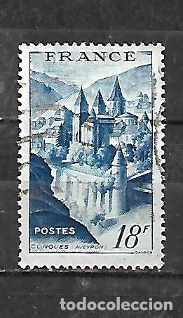 Sellos: 1948: Abad&iacute;a de Conques (usado)