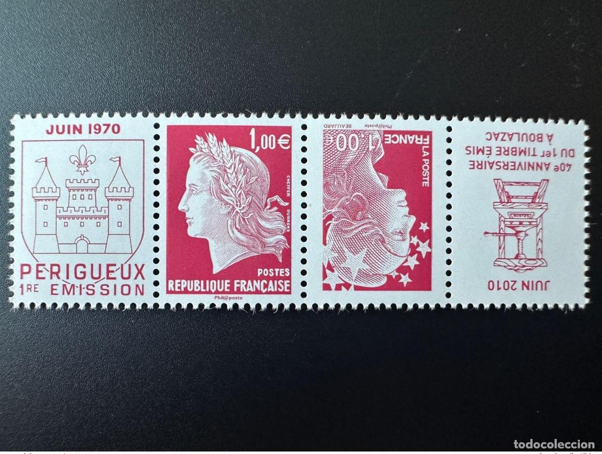 Sellos: Francia 2010 n&deg; 4459b - 4460b Cheffer Beaujard Salon 40 ans Imprimerie Boulazac
