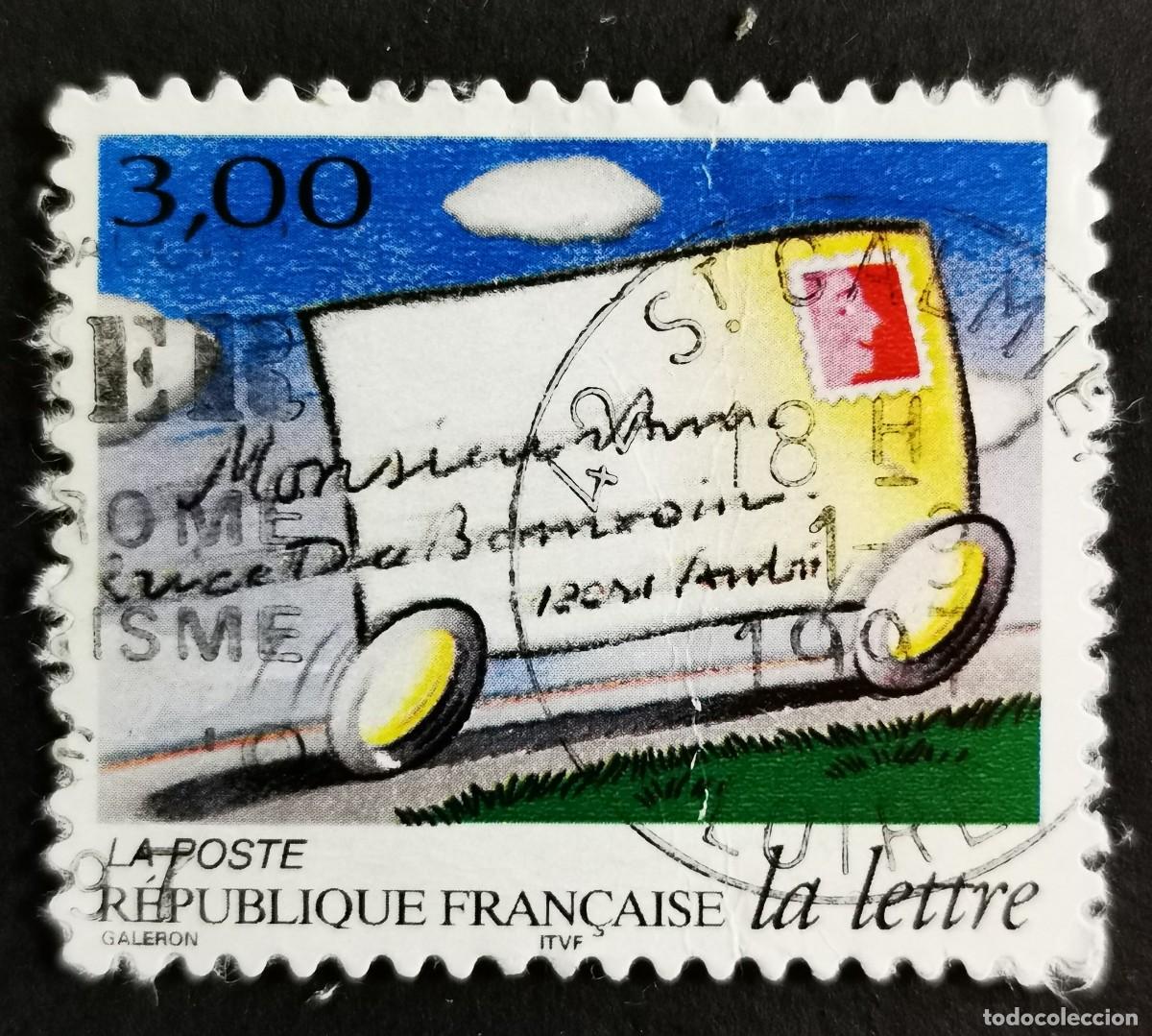 Sellos: Sello Francia 1997, Transporte de la carta, 3,00 F Michel: 3205