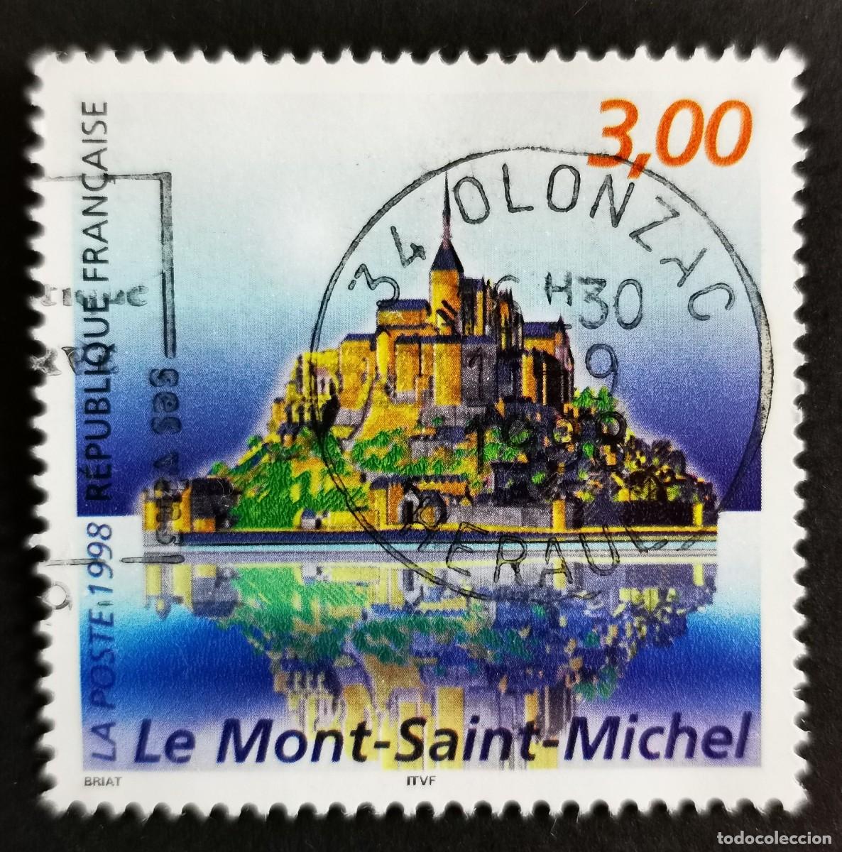 Sellos: Sello Francia 1998, Mont-Saint-Michel (Patrimonio de la Humanidad 1979), 3 F Michel: 3305