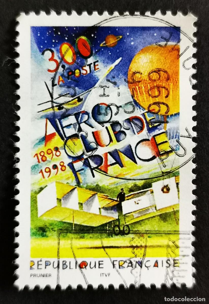 Sellos: Sello Francia 1998, Centenario del Aero Club de Francia, 3,00 F Michel: 3321