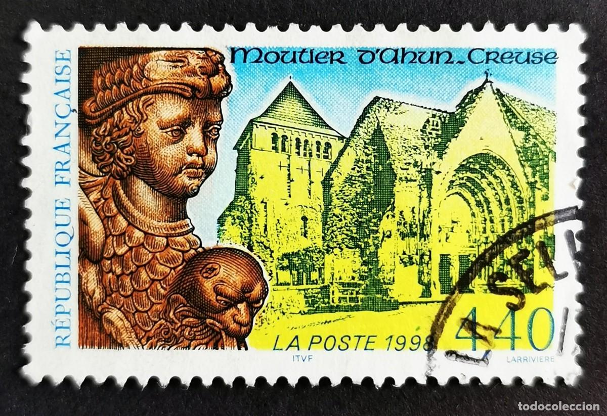 Sellos: Sello Francia 1997, Milenio de la Abad&iacute;a de Moutier Ahun (Creuse), 4,40 F Michel: 3268