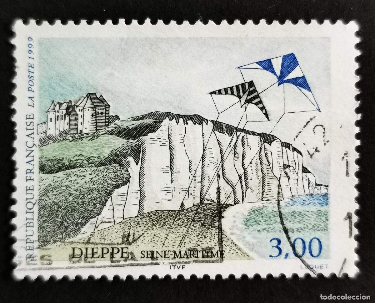 Sellos: Sello Francia 1999, Castillo de Dieppe, 3,00 F Michel: 3381