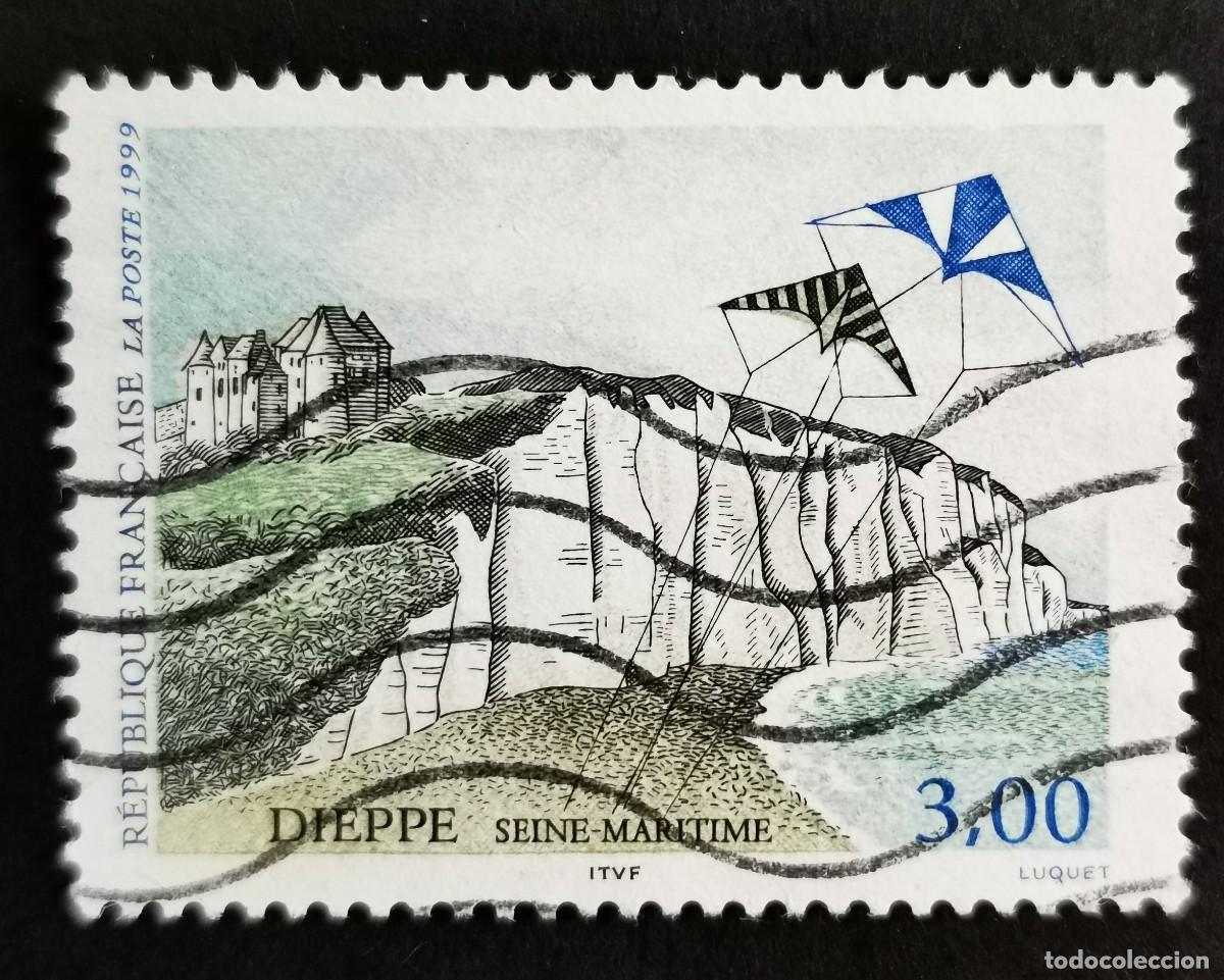 Sellos: Sello Francia 1999, Castillo de Dieppe, 3,00 F Michel: 3381