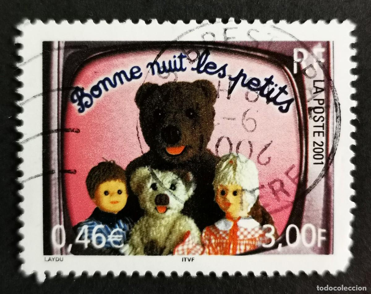 Sellos: Sello Francia 2001, Televisi&oacute;n &rdquo;Buenas noches, peque&ntilde;os&rdquo;, 3,00 F Michel: FR 3512