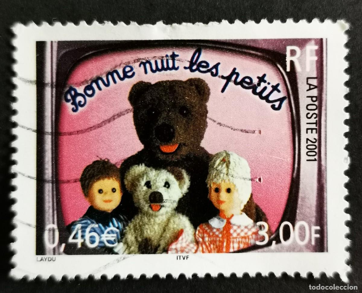 Sellos: Sello Francia 2001, Televisi&oacute;n &rdquo;Buenas noches, peque&ntilde;os&rdquo;, 3,00 F Michel: FR 3512
