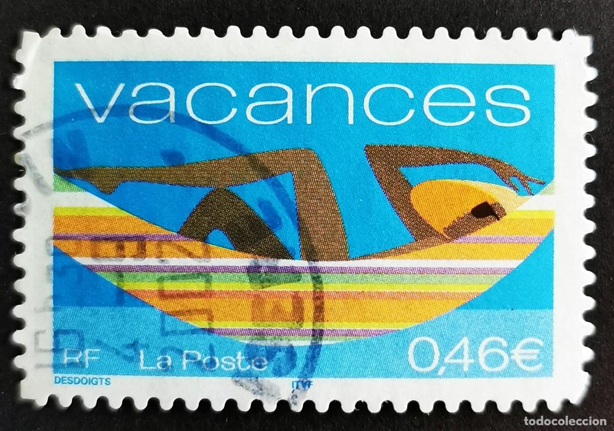 Sellos: Sello Francia 2002, Mujer en hamaca, 0,46 &euro; Michel: FR 3630