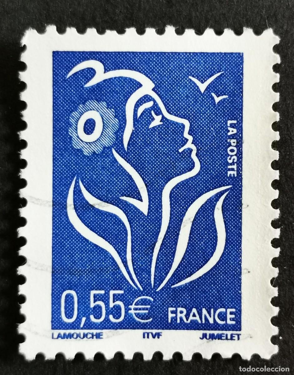 Sellos: Sello Francia 2005, Marianne de Lamouche, 0,55 &euro; Michel: FR 3906IA