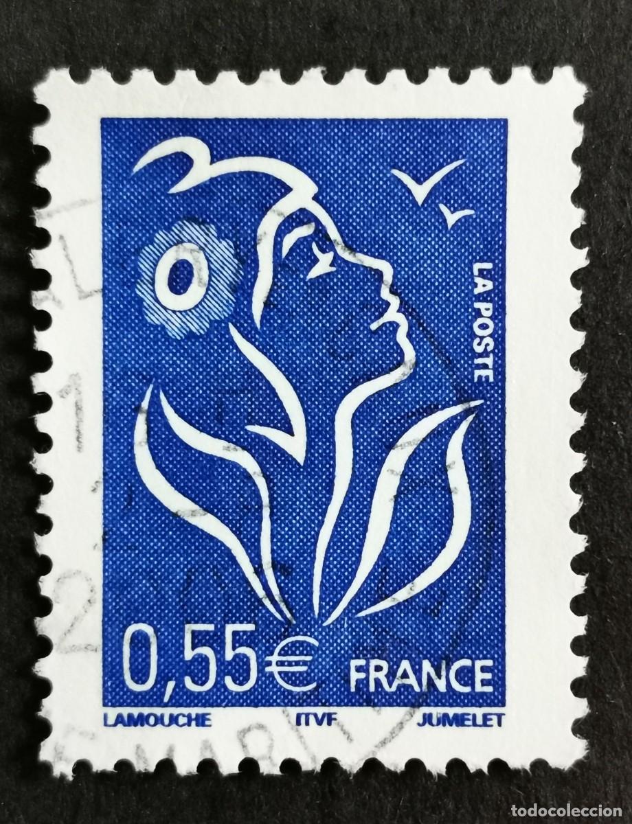 Sellos: Sello Francia 2005, Marianne de Lamouche, 0,55 &euro; Michel: FR 3906IA