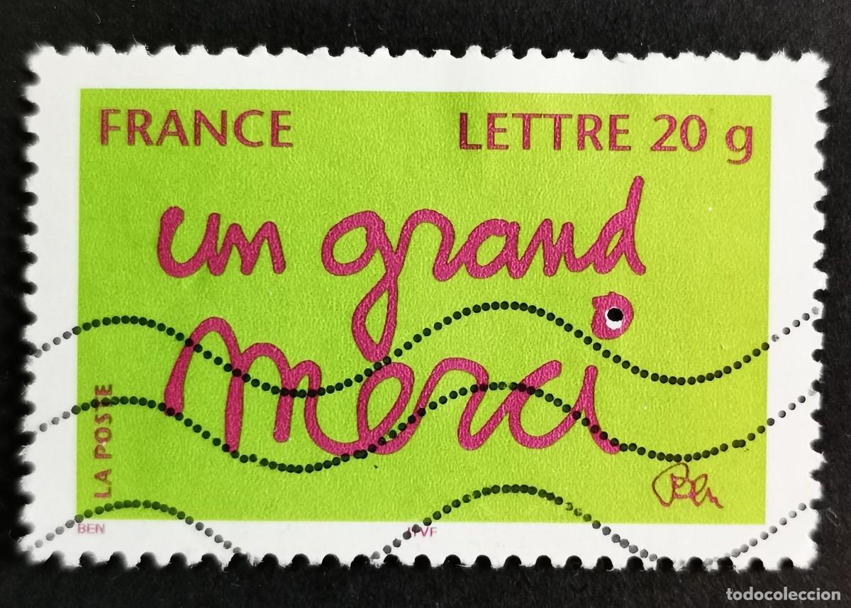 Sellos: Sello Francia 2005, Muchas gracias, Sin valor facial Michel: FR 3912I