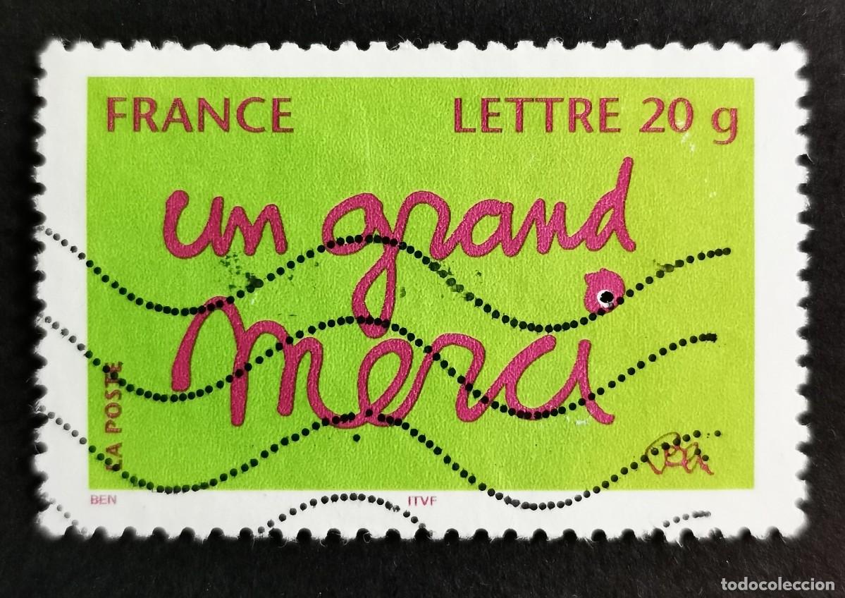 Sellos: Sello Francia 2005, Muchas gracias, Sin valor facial Michel: FR 3912I
