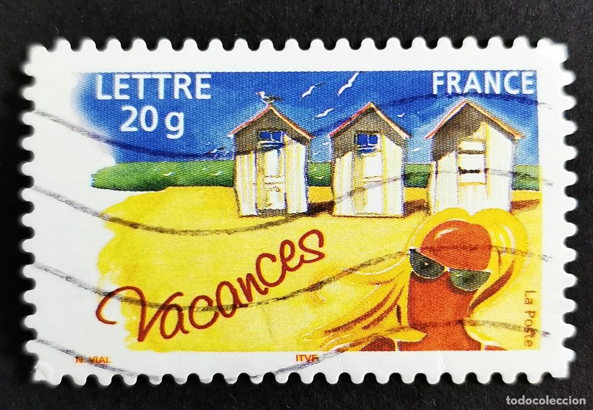 Sellos: Sello Francia 2005, Caba&ntilde;as de playa, Sin valor facial Michel: FR 3941