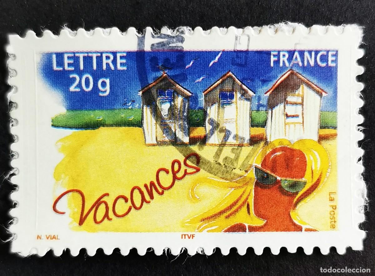 Sellos: Sello Francia 2005, Caba&ntilde;as de playa, Sin valor facial Michel: FR 3941