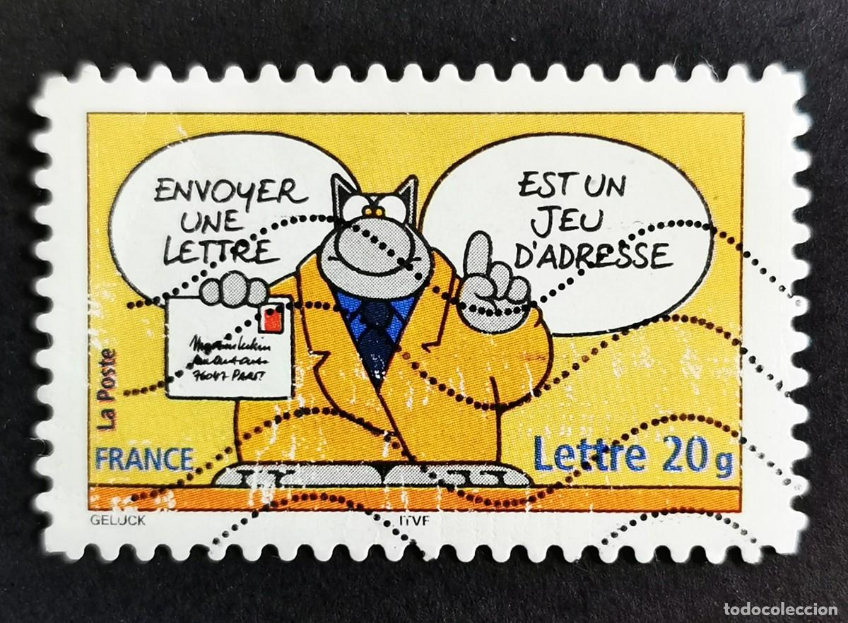 Sellos: Sello Francia 2005, El gato de Geluk: Enviar una carta es un juego, Sin valor facial Michel: FR 3989