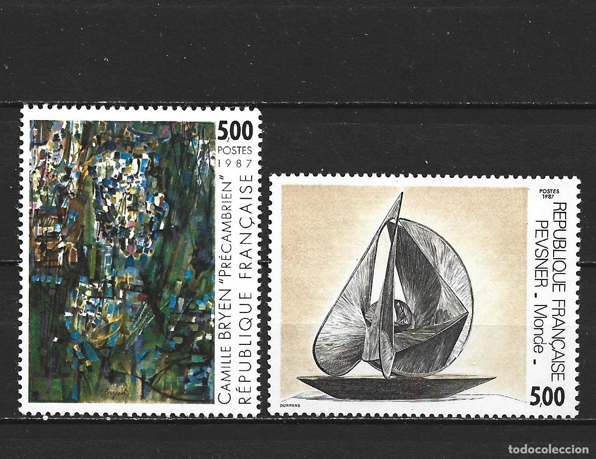Sellos: FRANCIA YVERT NUM. 2493/2494 ** SERIE COMPLETA SIN FIJASELLOS