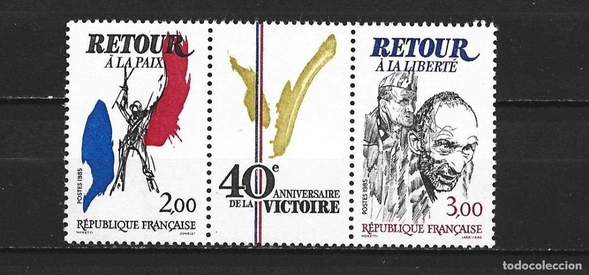 Sellos: FRANCIA YVERT NUM. 2369A ** SERIE COMPLETA SIN FIJASELLOS