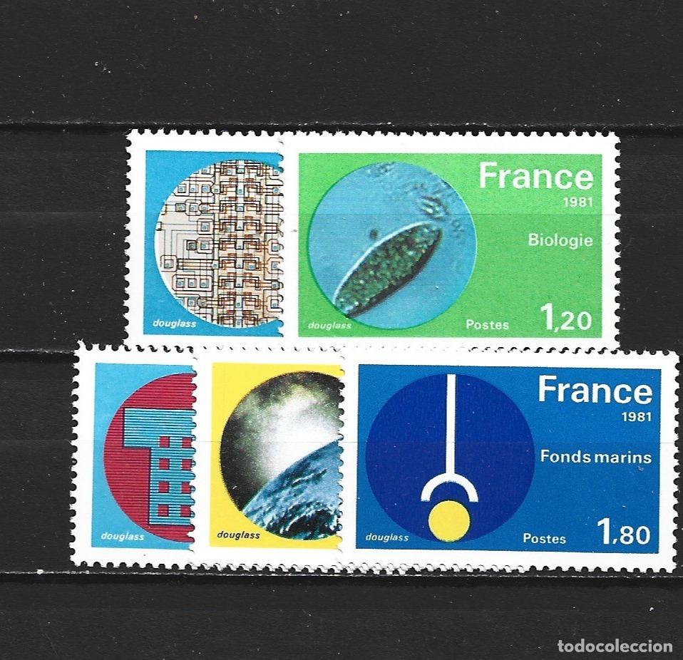 Sellos: FRANCIA YVERT NUM. 2126/2130 ** SERIE COMPLETA SIN FIJASELLOS