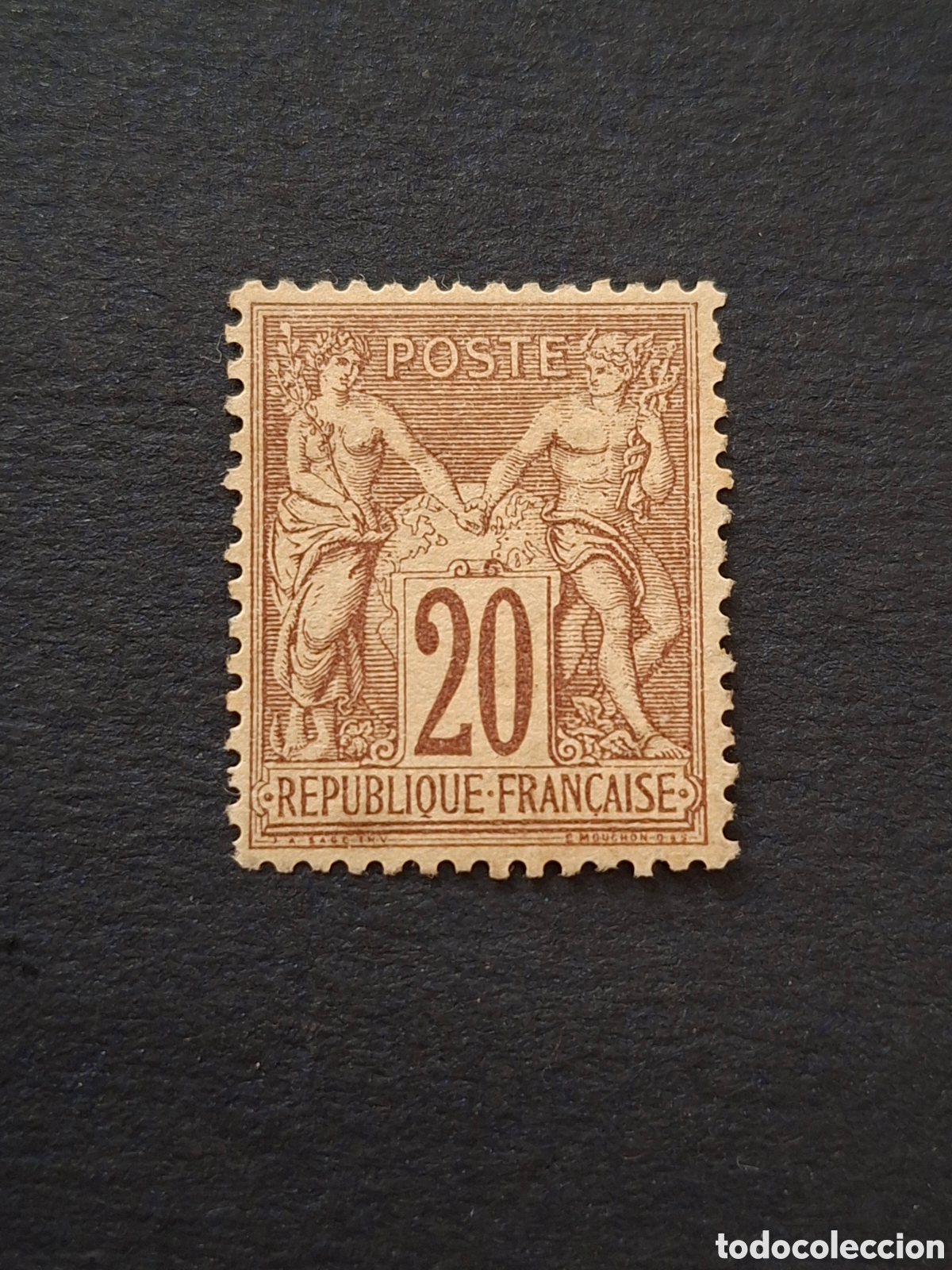 Sellos: FRANCIA. IVERT 67 PAZ Y COMERCIO. NUEVO CON CHARNELA.
