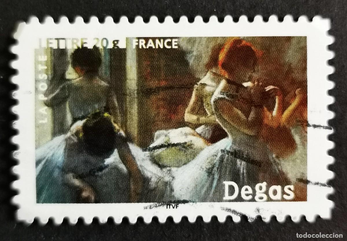 Sellos: Sello Francia 2006, Bailarinas, de Edgar Degas, 1884/85, Carta 20g Michel: FR 4037I