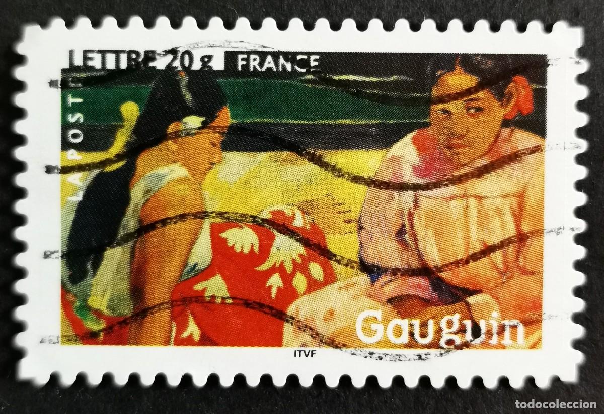 Sellos: Sello Francia 2006, &rdquo;Las mujeres de Tahit&iacute;&rdquo; de Paul Gauguin, 1891, Carta 20g Michel: FR 4039I